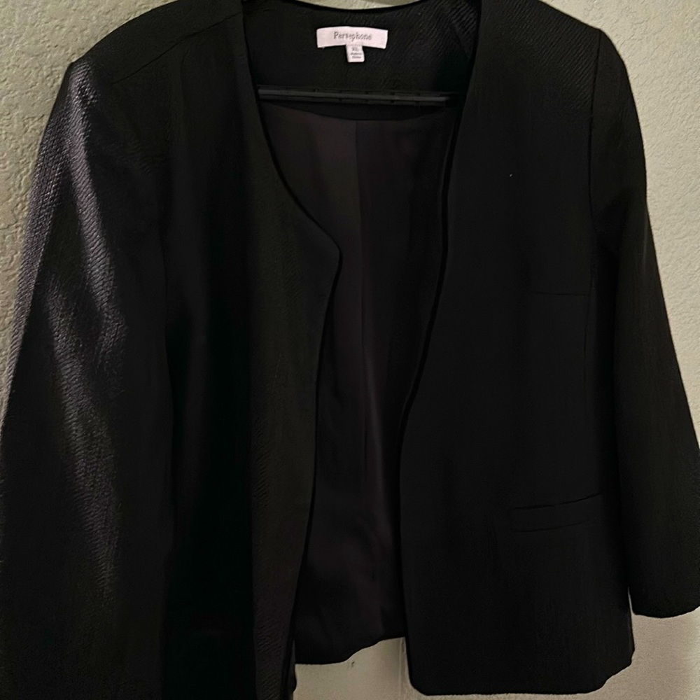 Persephone NWT blazer, black